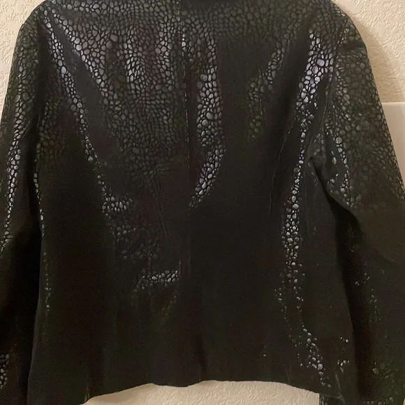 Steve Madden leopard printed genuine leather jacket - Picture 7 of 7